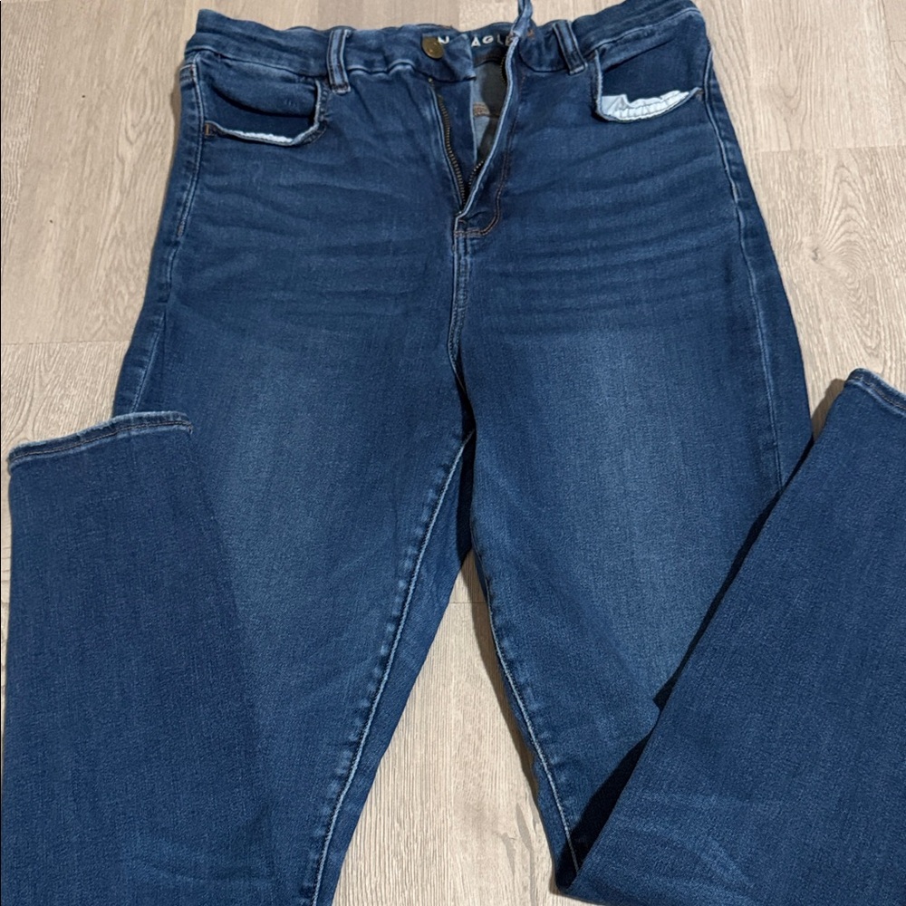 American Eagle Outfitters Dark Blue Skinny Jeans